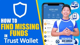 TRUST WALLET HOW TO FIND MISSING CRYPTO  FUNDS IN TRUST WALLET [upl. by Hylton]