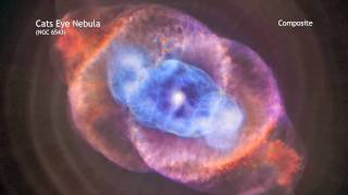 Cats Eye Nebula in 60 Seconds Plus HIGH DEFINITION [upl. by Ahsinod]