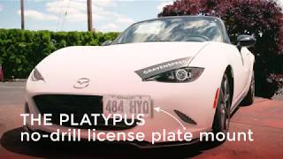 The Platypus Mazda Miata License Plate Solution [upl. by Coit745]