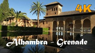 Alhambra de Grenade en 4K  Granada  Andalousie  Espagne [upl. by Daniyal]