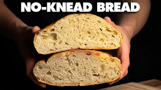 NoKnead Bread Overnight Version The New York Times Recipe [upl. by Inaoj486]