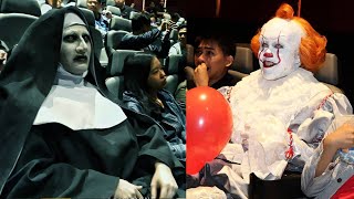 FUNNIEST Scare Pranks COMPILATION  Pennywise VS Valak Whos Scarier [upl. by Dimo199]