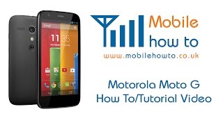 How To SetChange SMSMessage Alert Tone  Motorola Moto G [upl. by Lucas176]