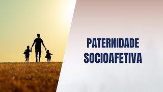 Paternidade socioafetiva [upl. by Milburn22]