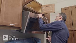 How To Install An Over the Range Microwave [upl. by Laved]