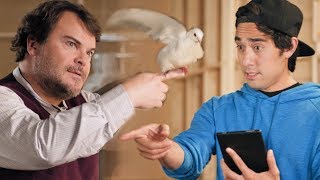 MAGIC DUEL Jack Black vs Zach King [upl. by Zosema]