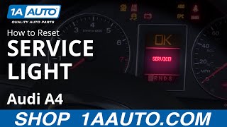 How to Reset Service Light 0409 Audi A4 [upl. by Schroeder]