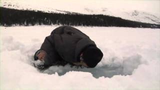 Ice Fishing Char Inuit Style  Adventures North [upl. by Blinny293]