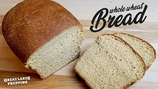 Making Soft Whole Wheat Bread the OldFashioned Way Honey Wheat Bread Recipe [upl. by Dumond]