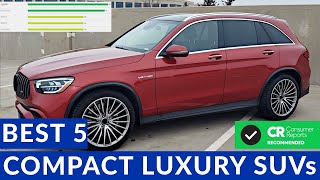 Best Compact Luxury SUVs Recommended by Consumer Reports  2021 [upl. by Mitman]