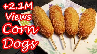 HOW TO MAKE CORN DOG  NO WAFFLE MAKER [upl. by Malcom]