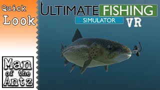 The Peaceful World of VR Fishing  Ultimate Fishing Simulator VR  Quick Look [upl. by Elokyn523]