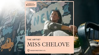 60 seconds in Washington DC Street Art Tour with MISS CHELOVE [upl. by Edwin]