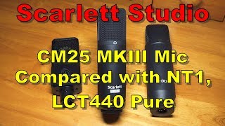 Scarlett Studio CM25 MKIII Microphone [upl. by Sakiv631]