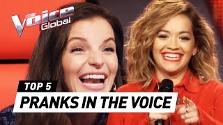 Superstars PRANK The Voice coaches with unexpected Audition [upl. by Eetnwahs]