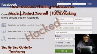 How Facebook Phishing Websites Are Made  Protect Yourself [upl. by Lilly]