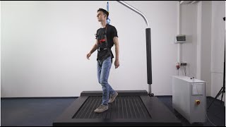 Omnidirectional treadmill CM1  running in Virtual Reality  work in progress [upl. by Rochell]