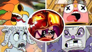 Cuphead  All Boss Knockouts Animations [upl. by Alessandra]