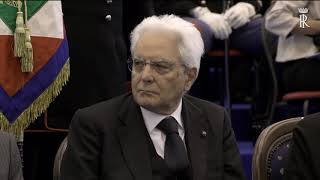 Mattarella al cambio del Capo di Stato Maggiore della Difesa [upl. by Urita]