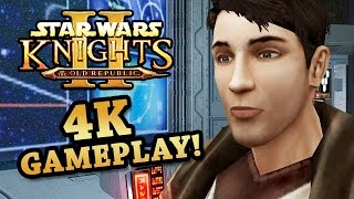 4K Gameplay of Star Wars Knights of the Old Republic II [upl. by Enobe]