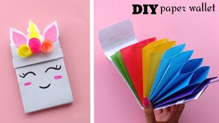 Origami Paper wallet Tutorial  How To Make Paper Gift Bag  School hacks  Origami craft with paper [upl. by Ssitruc]