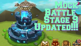 Summoners War  MOCK BATTLE STAGE 9 UPDATED [upl. by Akinor852]