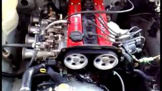 AE86 with twin dellorto DHLA 40 carburetor [upl. by Ecerahs]