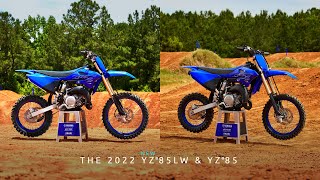 The 2022 Yamaha YZ85 amp new YZ85LW [upl. by Campball]