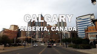 Calgary Alberta Canada  Evening Drive 4K [upl. by Naji]