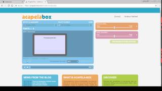 Acabox Hacked Free AcapelaBox Text To Speech [upl. by Alsi]