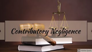 Contributory Negligence  Law of Torts  Easy way  in Hindi [upl. by Durarte]