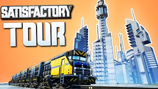 100 MAXED OUT FACTORY  Satisfactory Mega Base Tour [upl. by Aitrop]