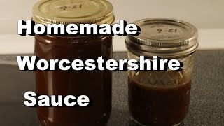 Homemade Worcestershire Sauce [upl. by Saretta930]