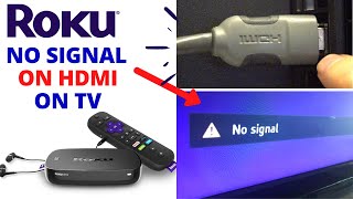 3 WAYS TO FIX ROKU quotNO SIGNALquot PROBLEMS ON TV  How to Fix HDMI Connection Problem on TV [upl. by Koffman698]