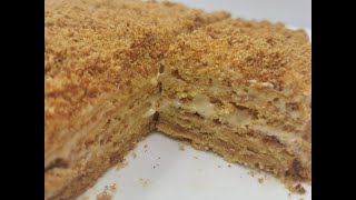 Köstlicher Honigkuchen mit MilchmädchenCreme einfach und schnell MEDOVIK russisches Rezept [upl. by Shira]