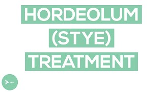 Hordeolum Stye Treatment  Exactly How To Treat This Annoying Eyelid Condition [upl. by Himelman27]