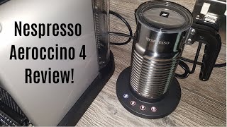 Nespresso Aeroccino 4 Milk Frother Review  Worth upgrading from the Aeroccino 3 [upl. by Dibri651]