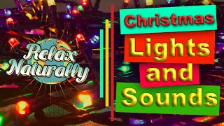 Christmas lights music sounds  25 Christmas songs for 2 hours [upl. by Goldin817]