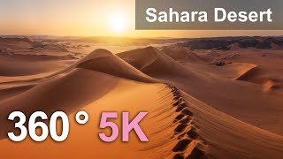 Sahara Desert Algeria Aerial 360 video in 5K [upl. by Emilio]