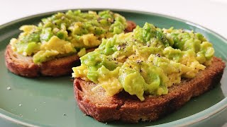 Best Simple Avocado Toast Recipe [upl. by Eleda404]