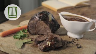 Rheinischer Sauerbraten Rezept  Rezept ist in der Beschreibung  chefkoch [upl. by Ferro134]