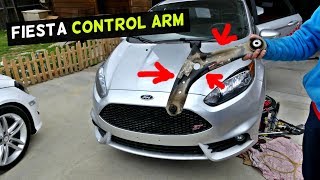 HOW TO REPLACE FRONT CONTROL ARM ON FORD FIESTA MK7 ST [upl. by Sabian]