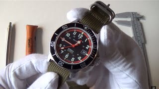 Glycine Combat Sub Automatic Review  The Best Dive Watch Around 1000 Brand Overview 386319ATND9 [upl. by Yeltsew]