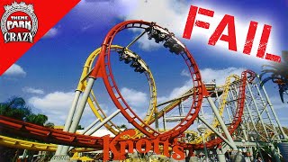 Failed Roller Coasters Windjammer Surf Racers at Knotts Berry Farm [upl. by Chelsie]