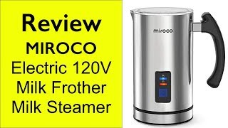 Review Miroco Milk Frother  How to make froth milk at home [upl. by Miller]