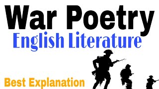 War Poetry in English Literature  Siegfried Sassoon Wilfred Owen and Others [upl. by Sayre]