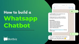 How to build a Whatsapp Chatbot [upl. by Evalyn]