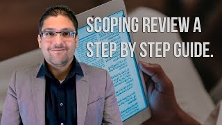 Scoping Review A Step By Step Guide Dr Hassaan Tohid [upl. by Llehsar]