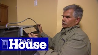 How to Install a Microwave Hood with Exhaust Fan  This Old House [upl. by Jonathan343]