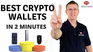 Best Cryptocurrency Wallets of 2024 in 2 minutes [upl. by Enyrb]